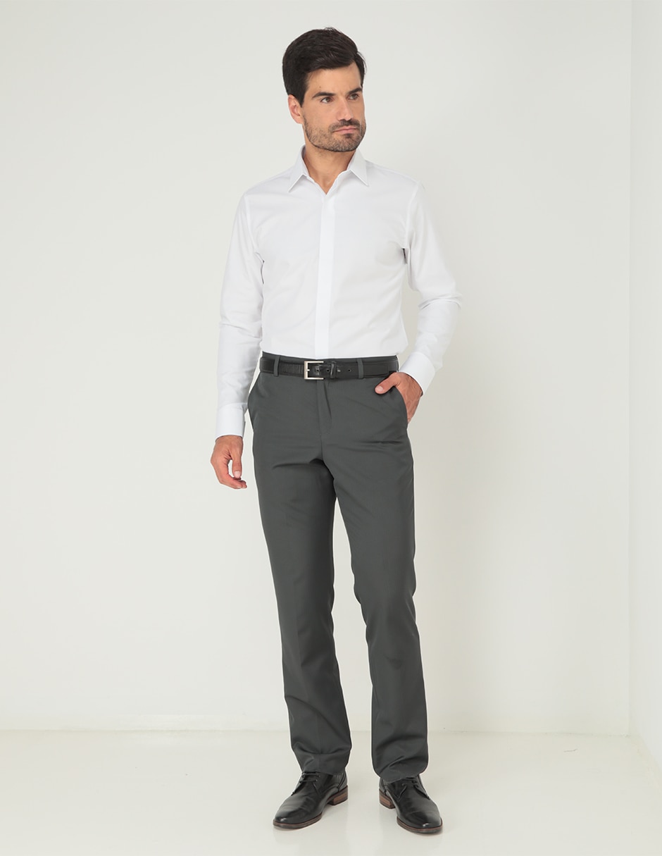 Camisa de vestir Parllieni manga larga para hombre