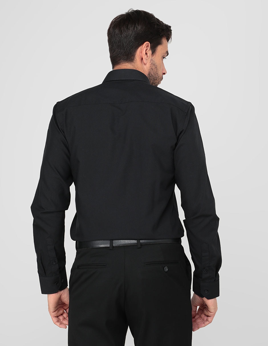 Camisa formal Pierre Cardin de algodón para hombre