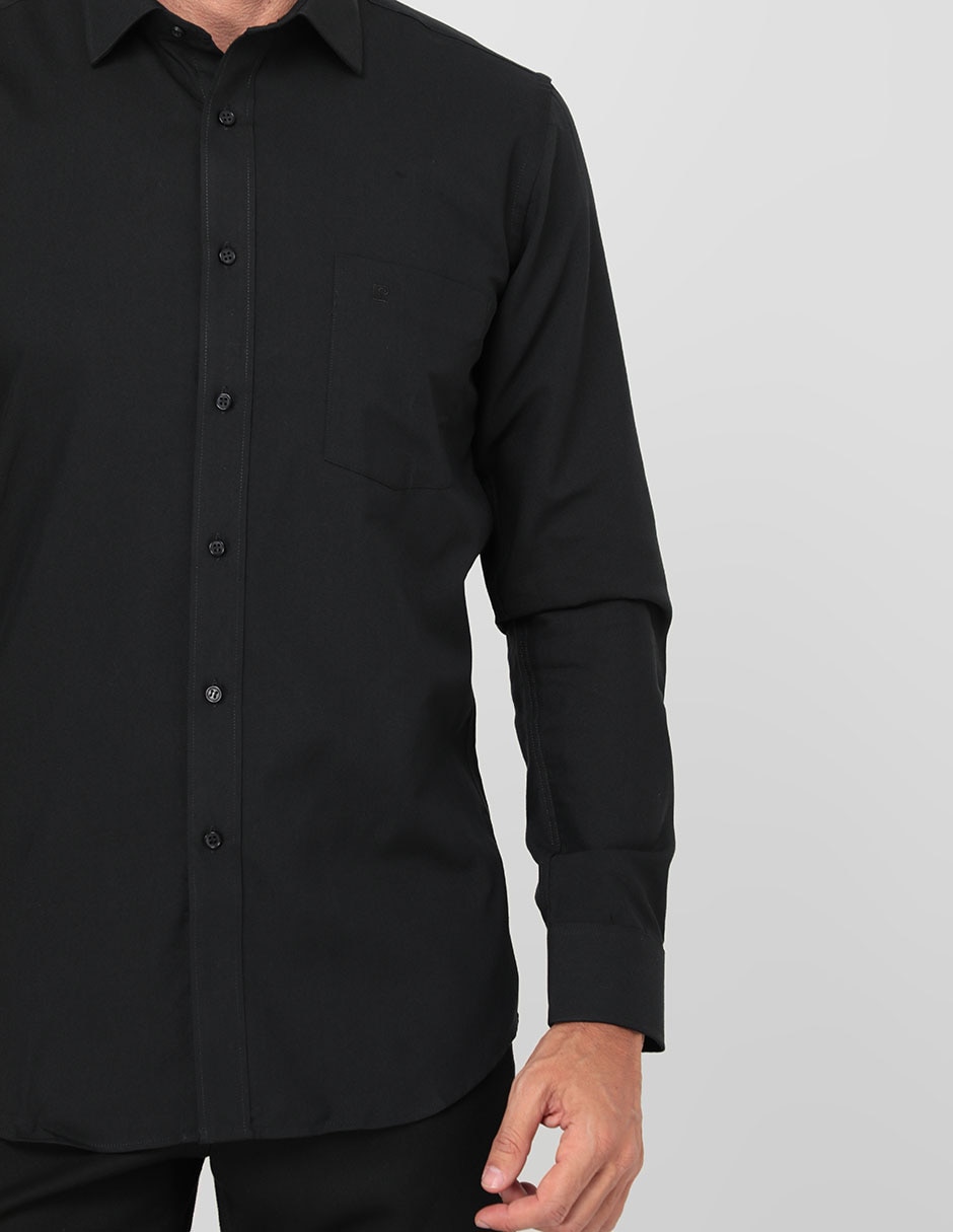 Camisa formal Pierre Cardin de algodón para hombre