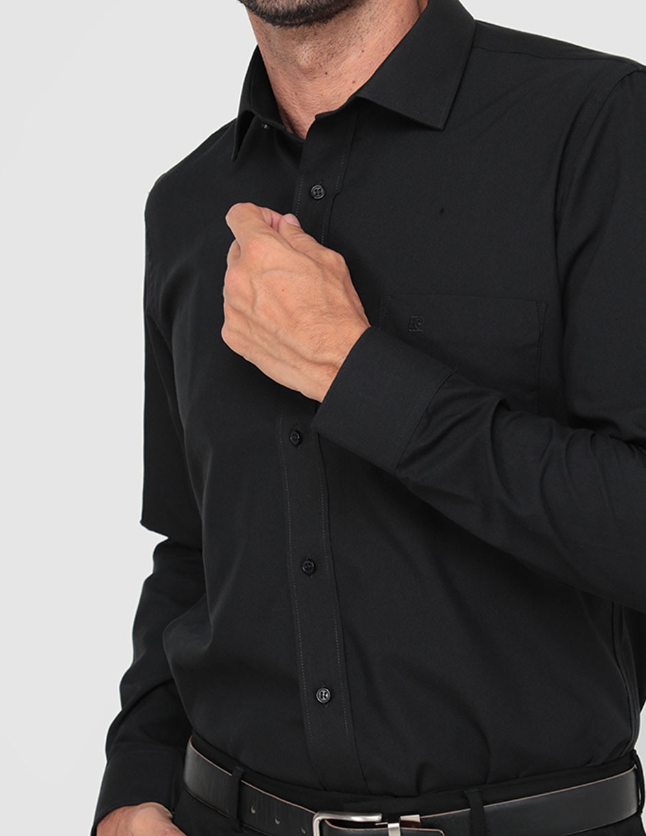 Camisa formal de algodón para hombre 5