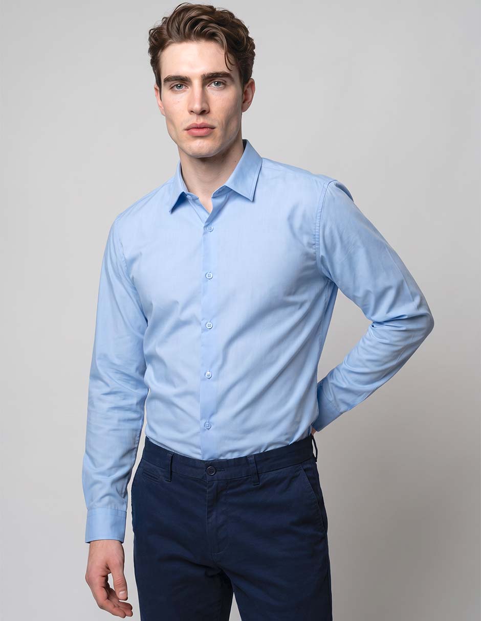 Camisa casual manga larga para hombre Camisa casual manga larga para hombre
