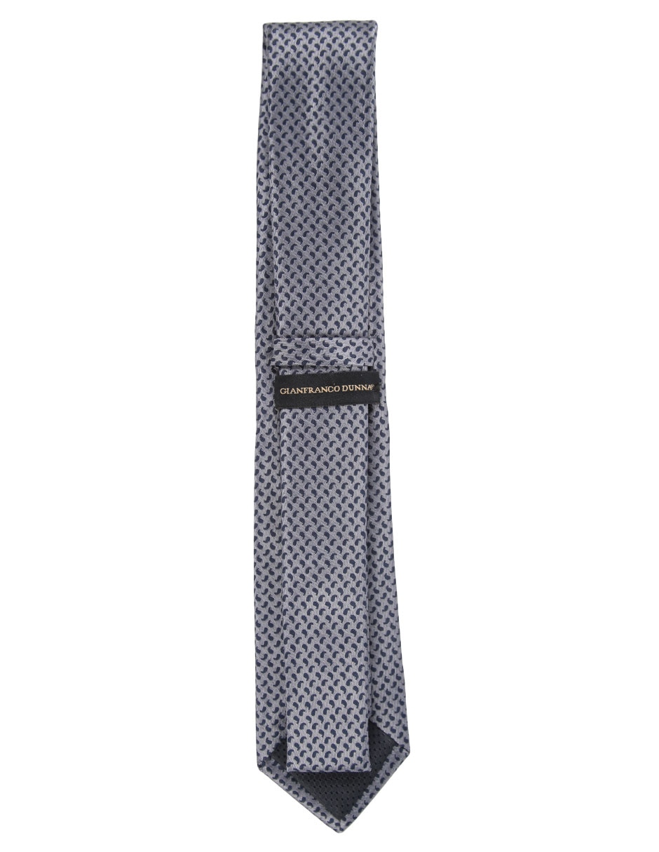 Corbata regular estampado microprint para hombre