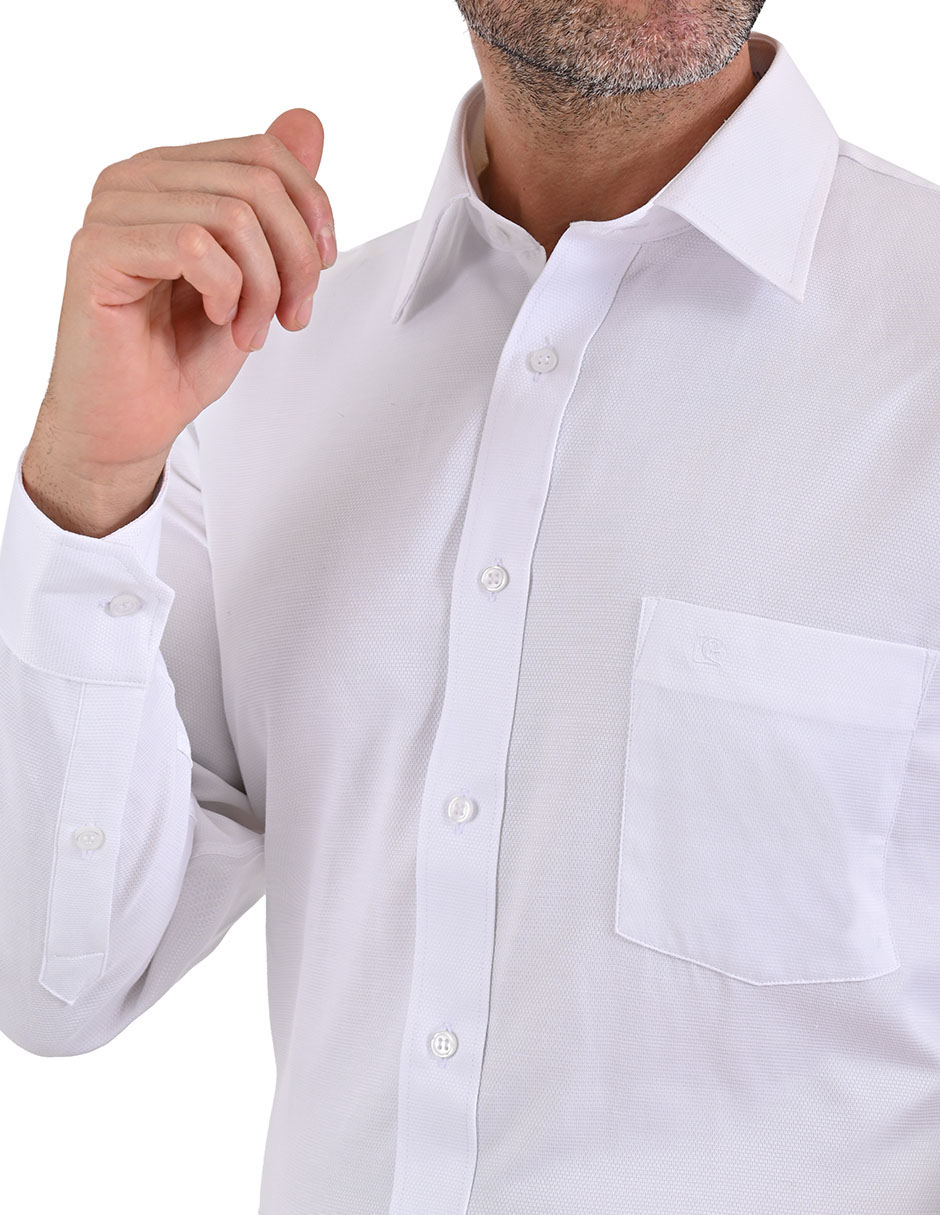 Camisa formal manga larga para hombre 2
