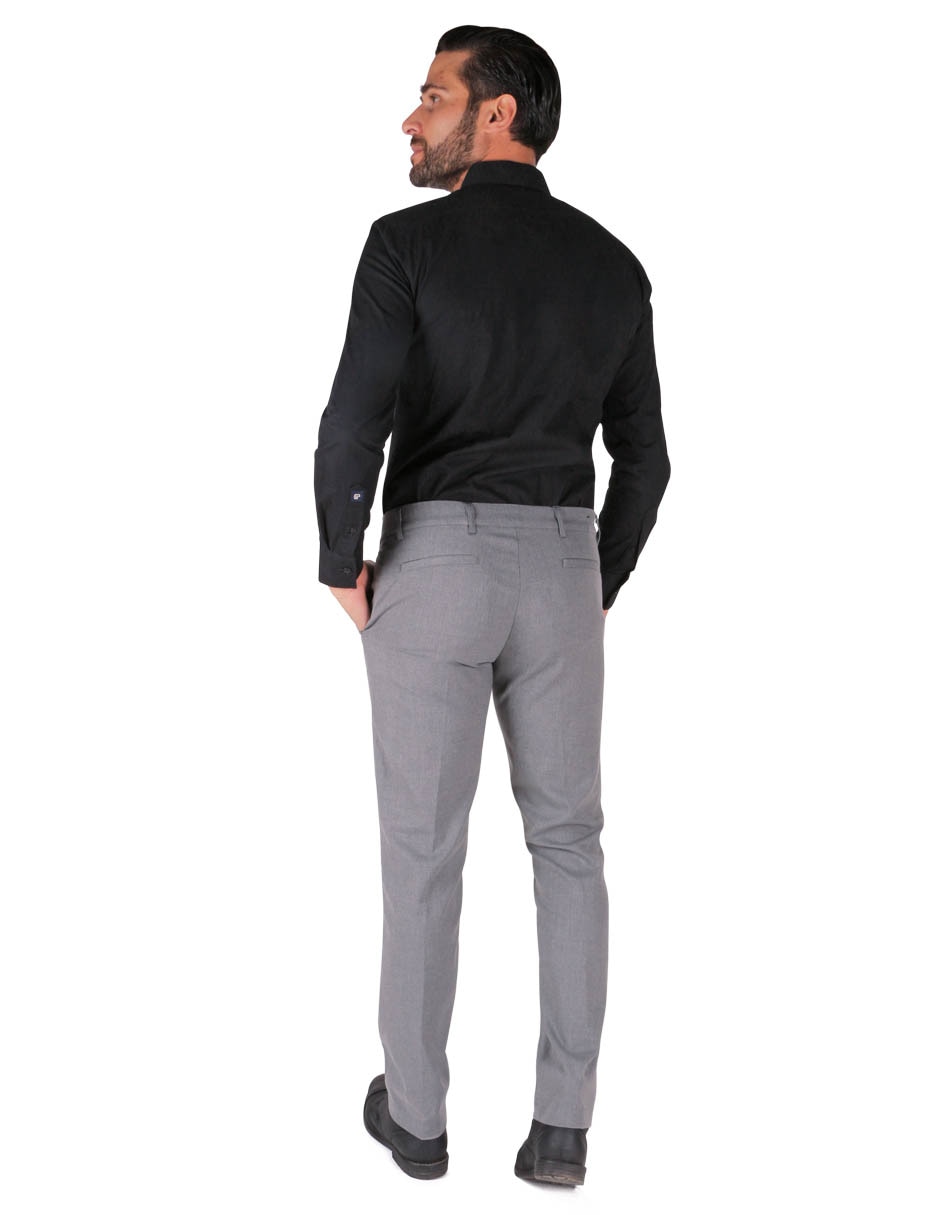 Pantalón de vestir slim para hombre 4