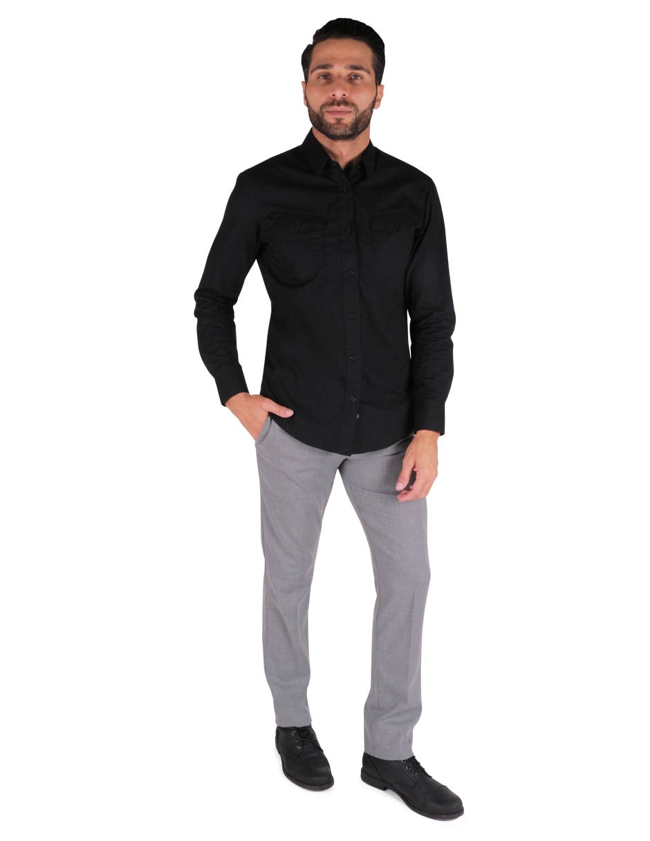 Pantalón de vestir slim para hombre 3