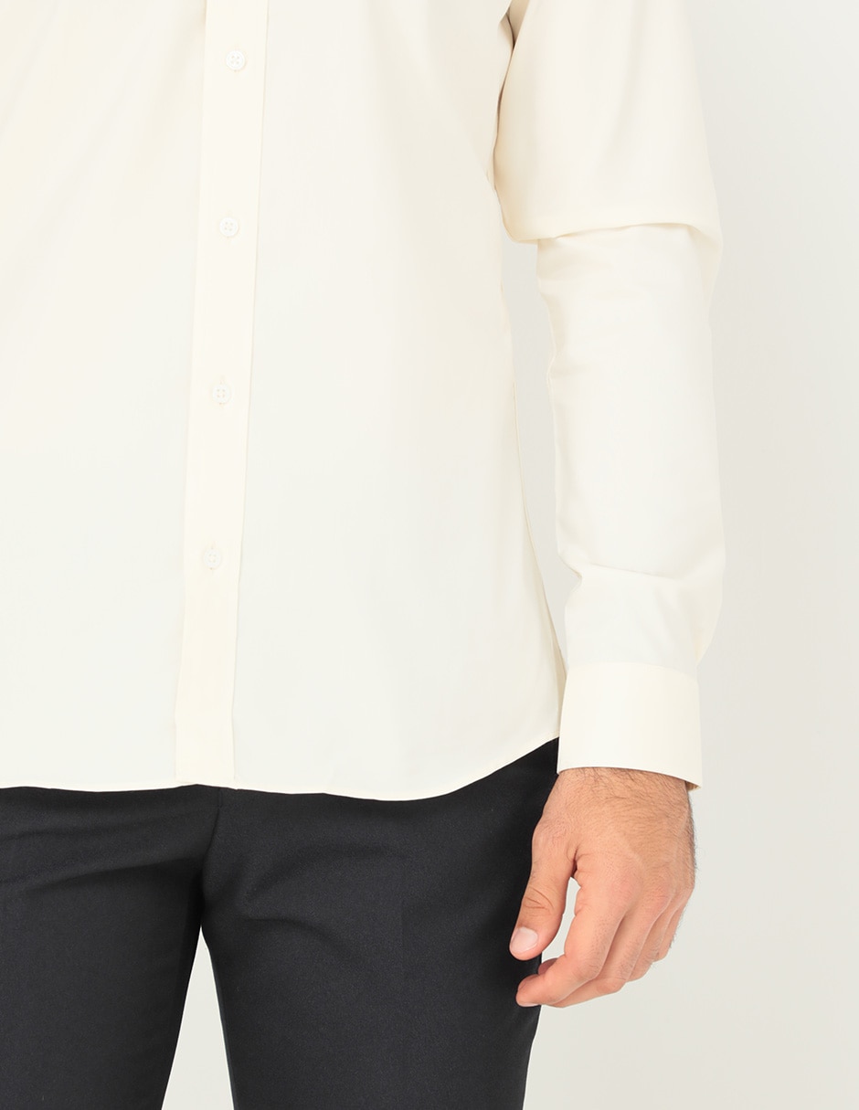 Camisa formal manga larga para hombre 5