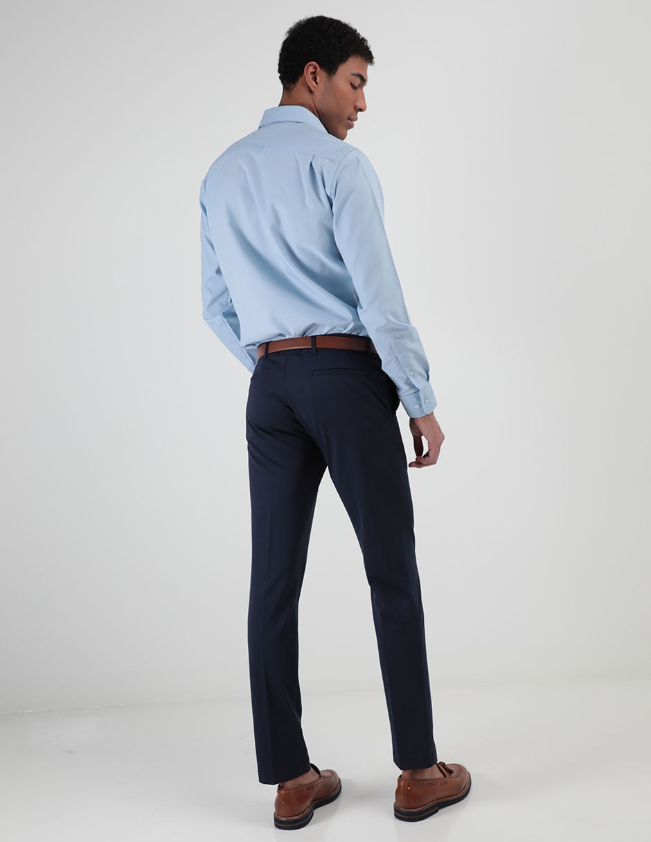 Pantalón slim de algodón para hombre 4