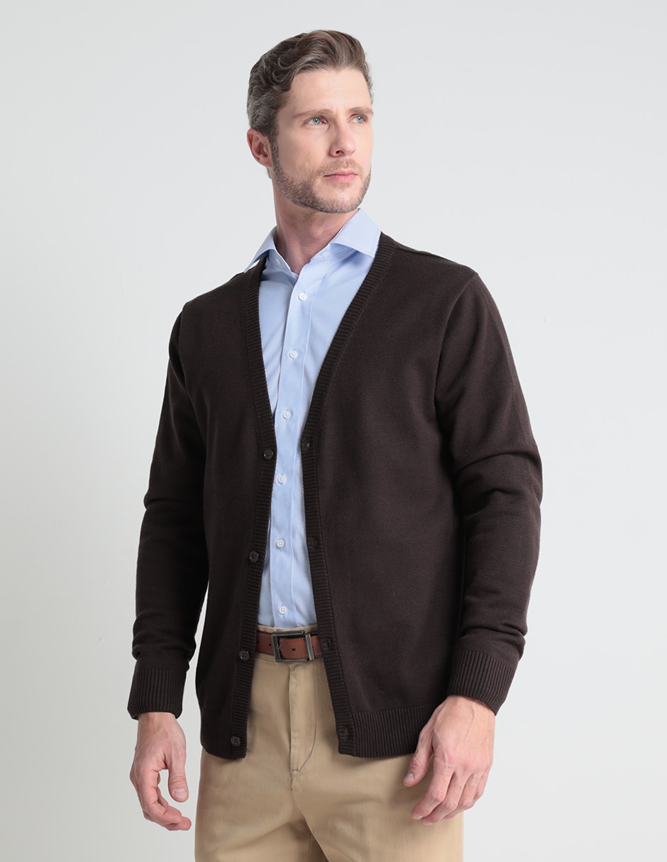 Suéter cuello v para hombre Suéter cuello v para hombre