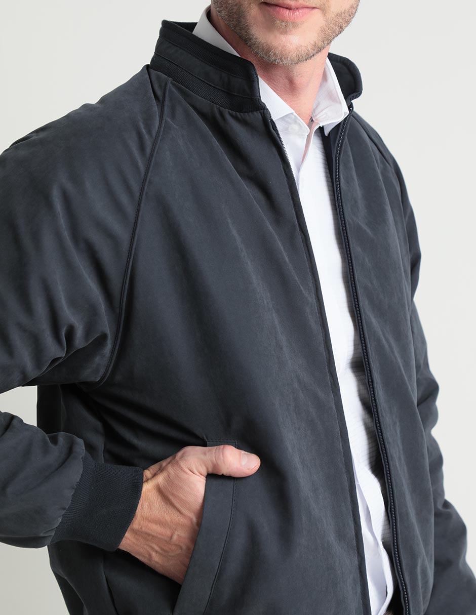 Chamarra casual con bolsillos para hombre 2