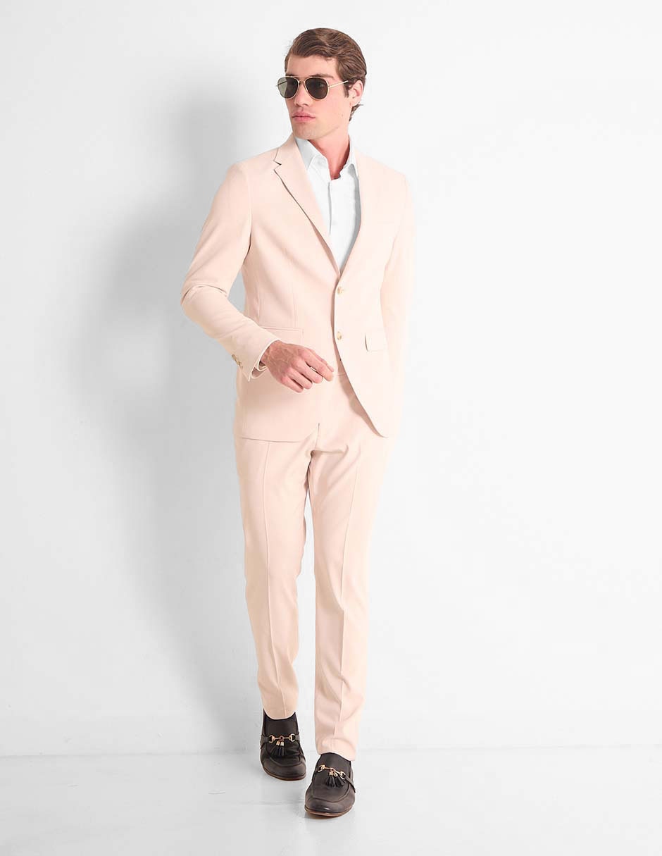 Pantalón de vestir slim de algodón para hombre 3