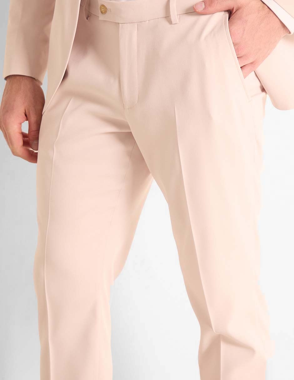 Pantalón de vestir slim de algodón para hombre 4