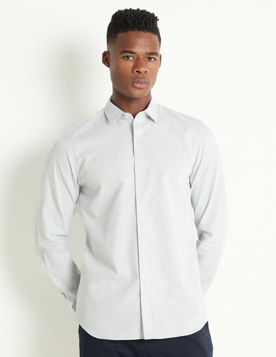 Camisa casual manga larga para hombre Camisa casual manga larga para hombre