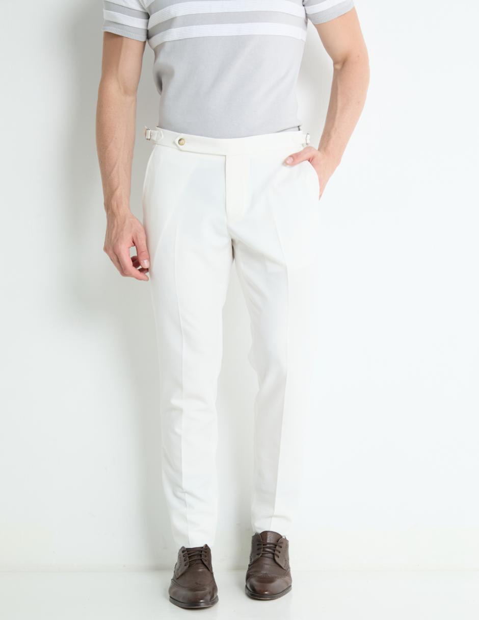 Pantalón de vestir slim para hombre