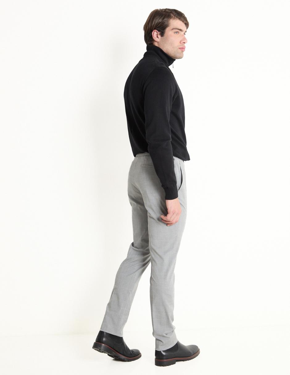 Pantalón business casual slim para hombre 4