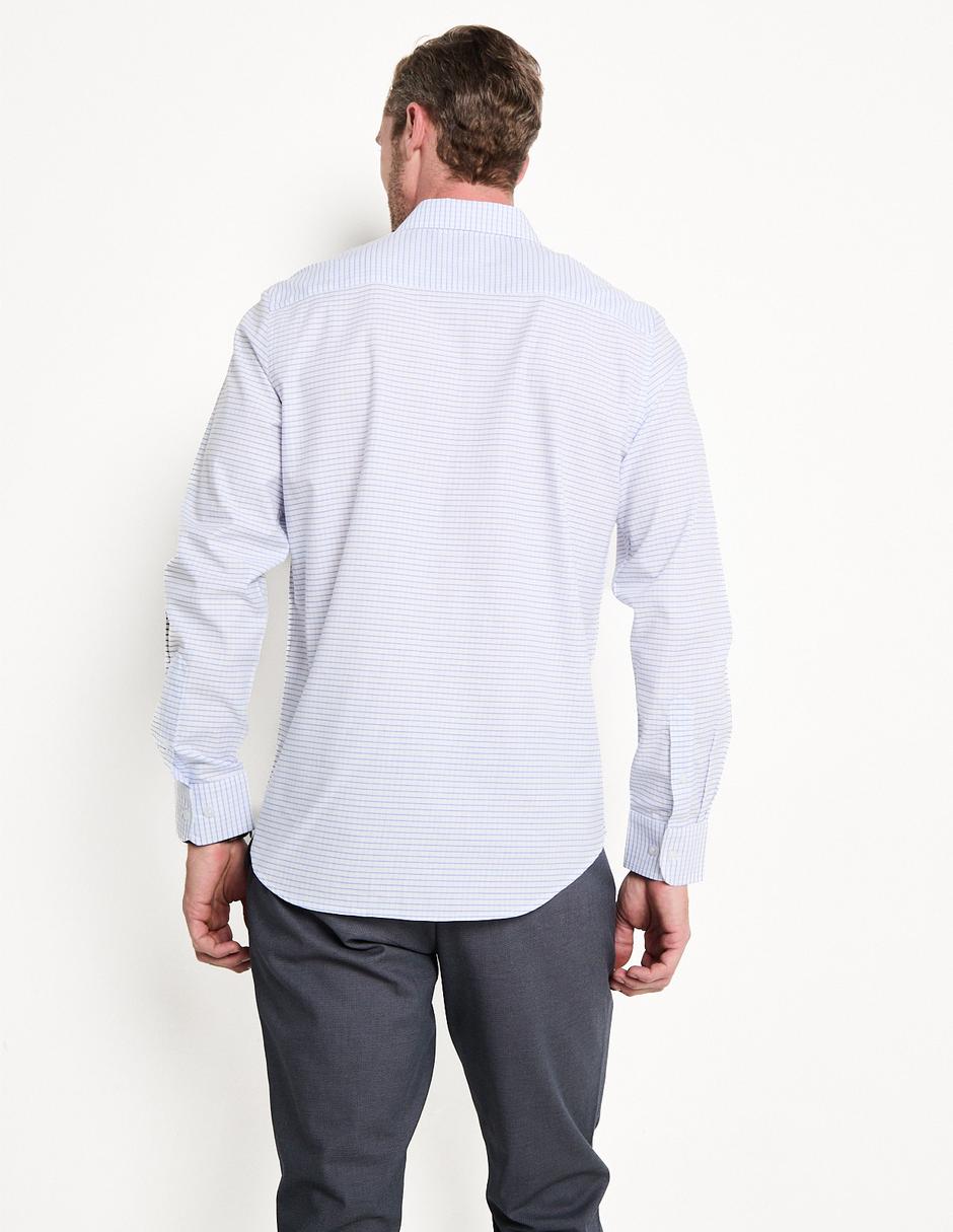 Camisa casual de algodón manga larga para hombre