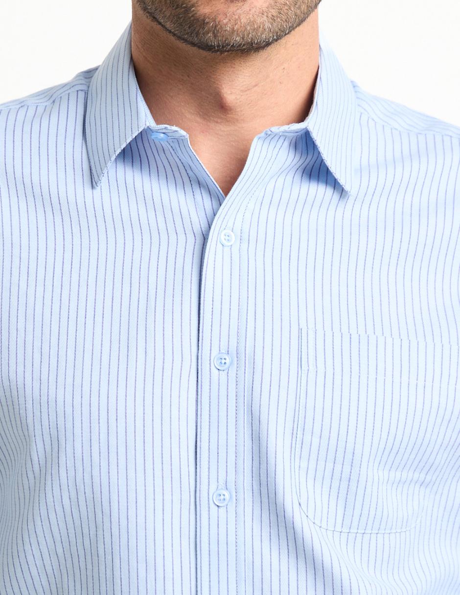 Camisa formal de algodón manga larga para hombre 2