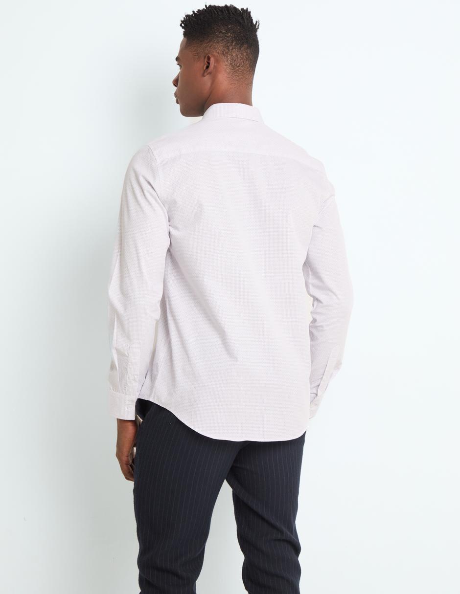 Camisa casual manga larga para hombre