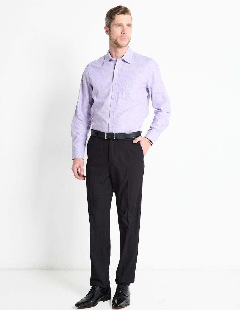 Camisa formal manga larga para hombre 3