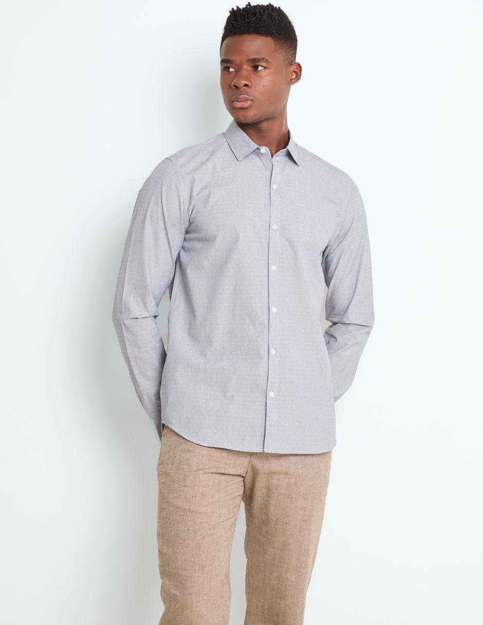 Camisa casual manga larga para hombre Camisa casual manga larga para hombre