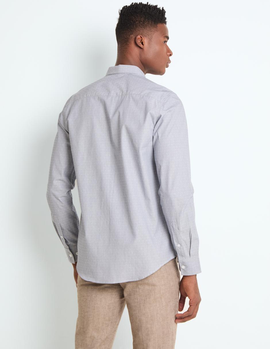 Camisa casual manga larga para hombre