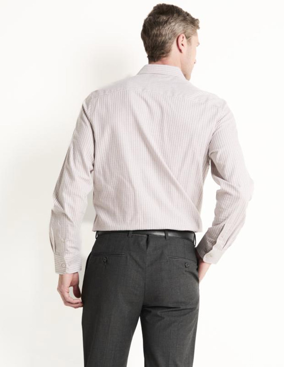 Camisa casual de algodón manga larga para hombre 2