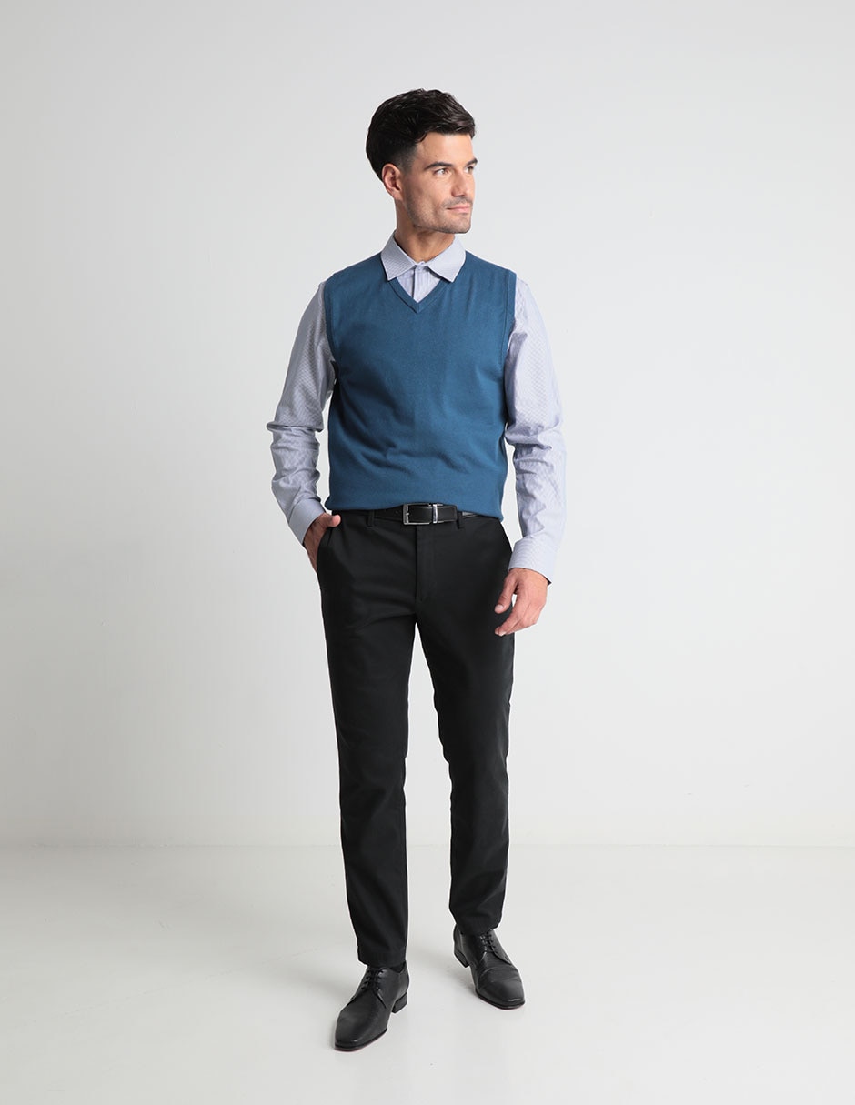 Camisa casual de algodón manga larga para hombre 3