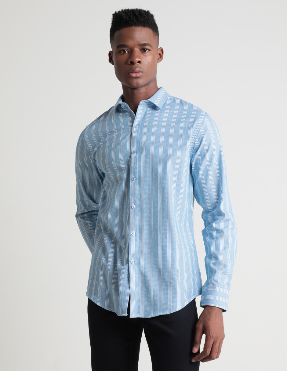 Camisa formal manga larga para hombre Camisa formal manga larga para hombre