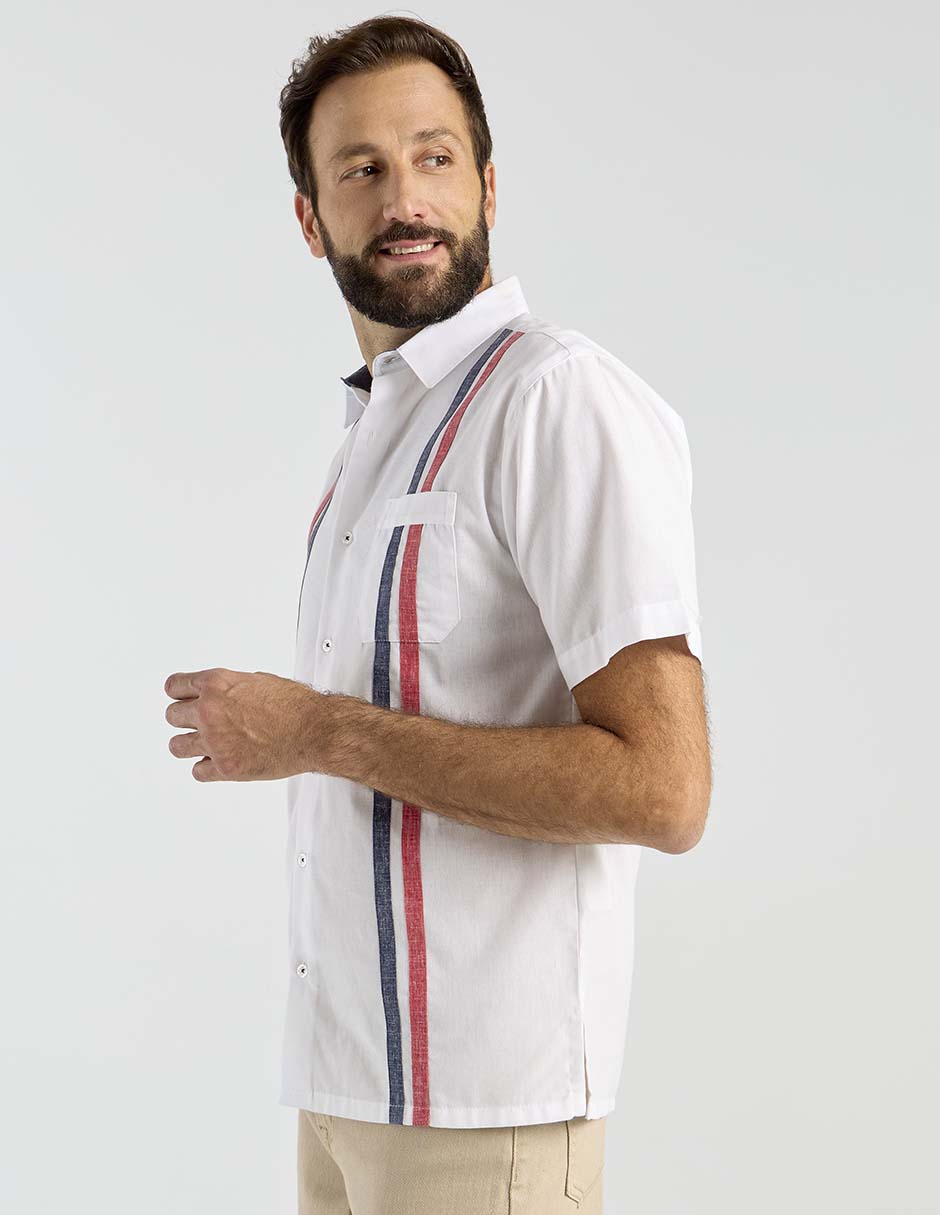 Camisa casual manga corta para hombre 5