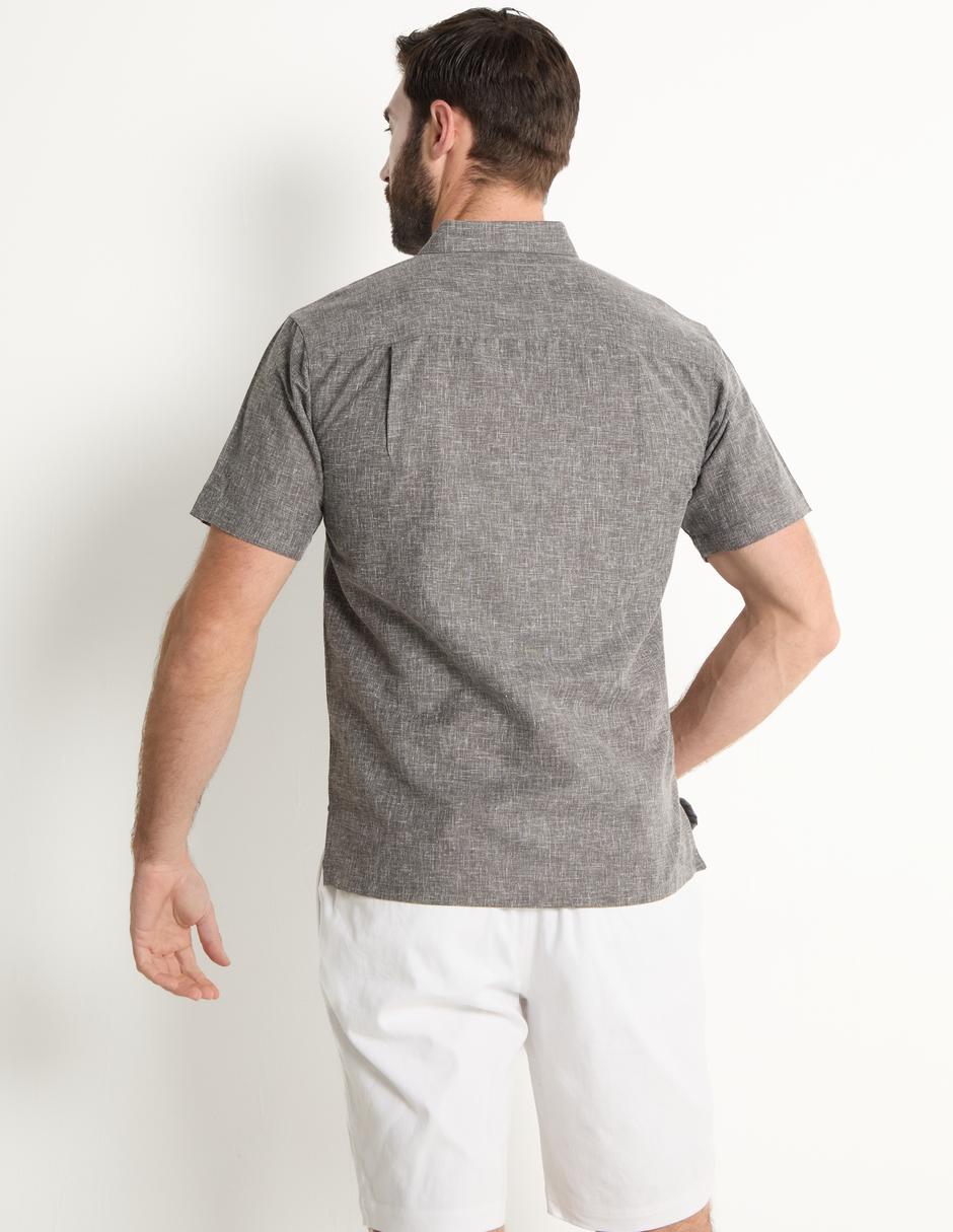 Camisa casual manga corta para hombre