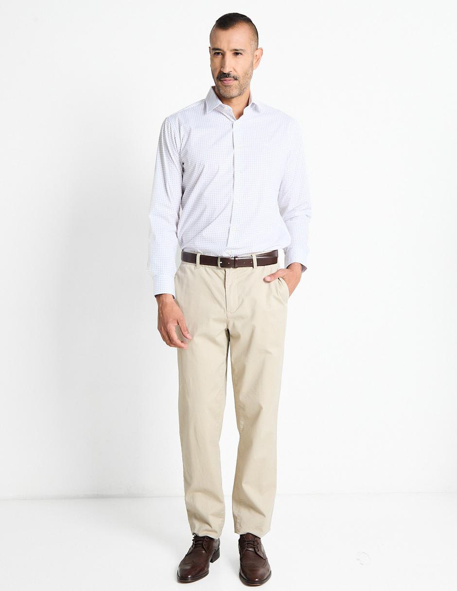 Camisa formal manga larga para hombre 3
