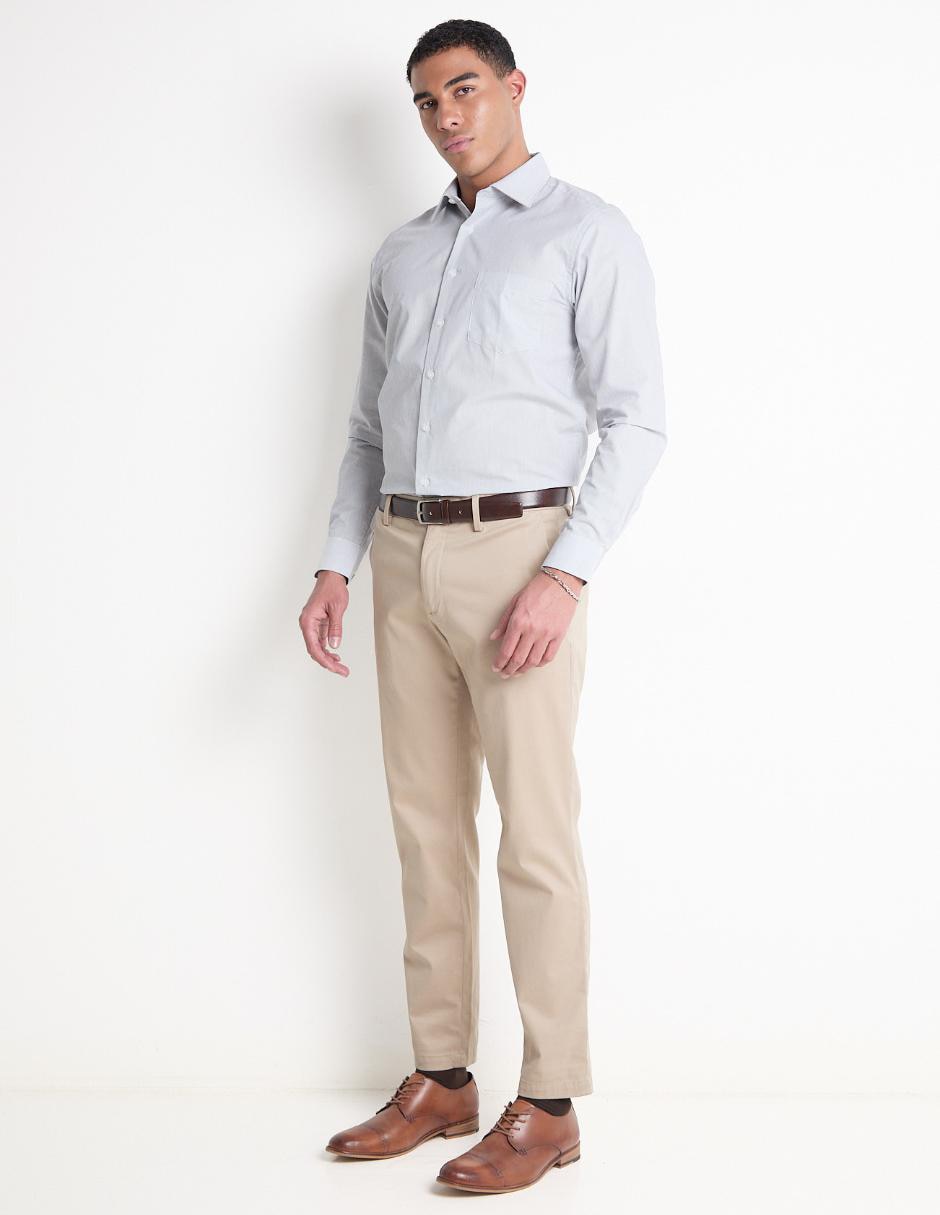 Camisa casual de algodón manga larga para hombre 3