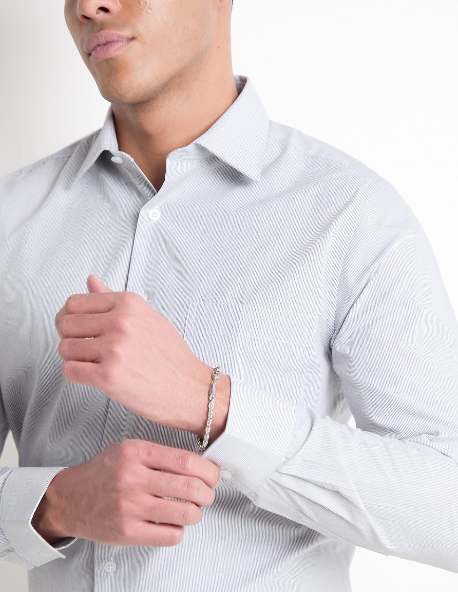 Camisa casual de algodón manga larga para hombre 2