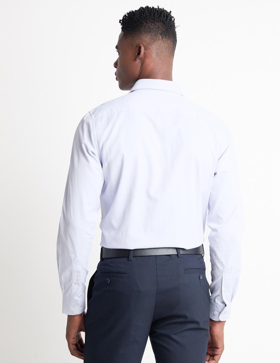 Camisa casual de algodón manga larga para hombre 4