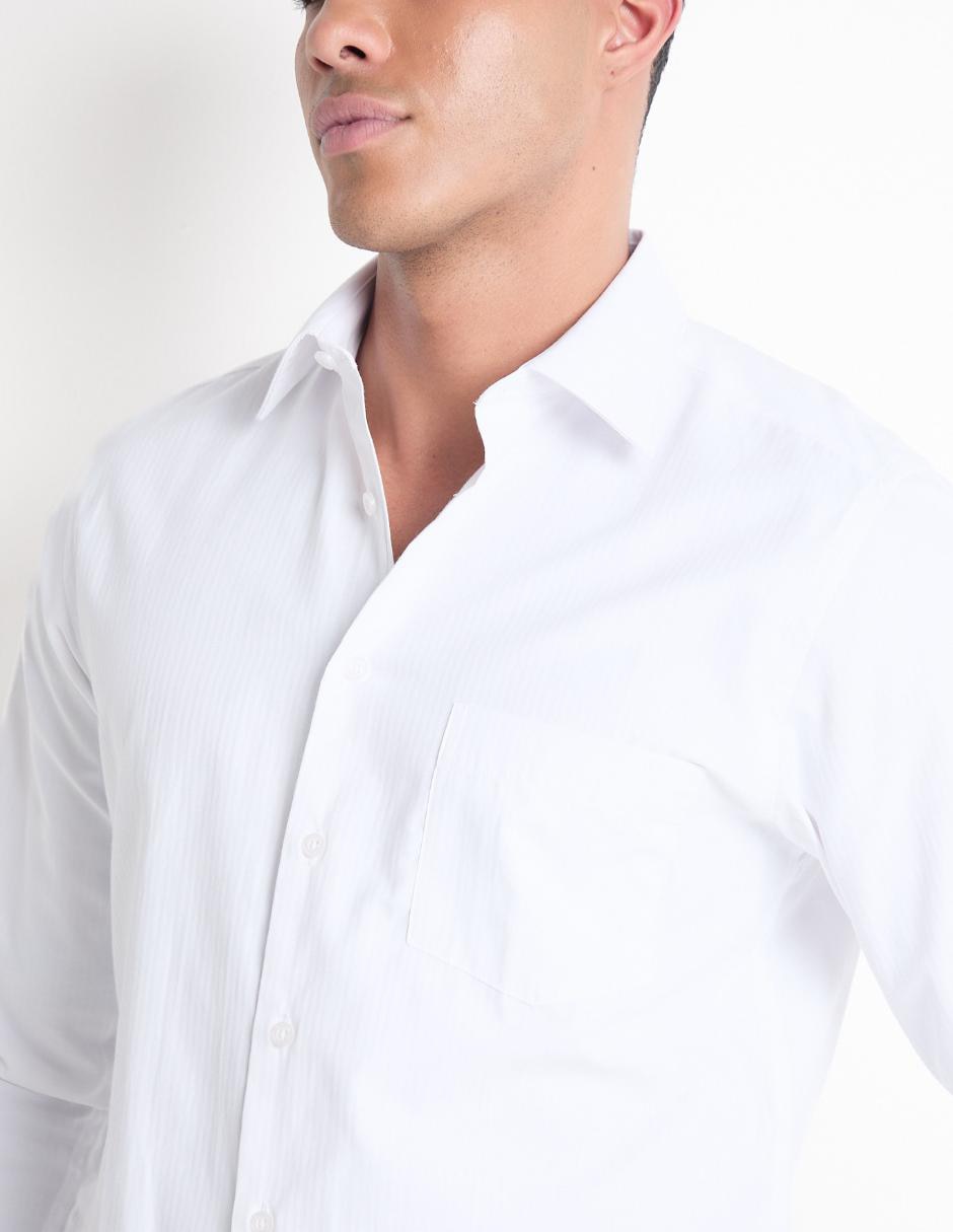 Camisa formal manga larga para hombre 2