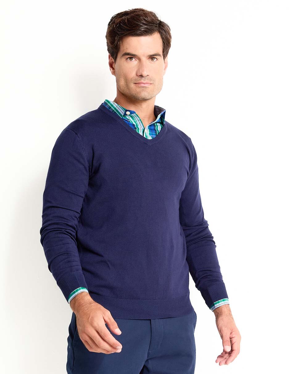 Suéter cuello v para hombre Suéter cuello v para hombre