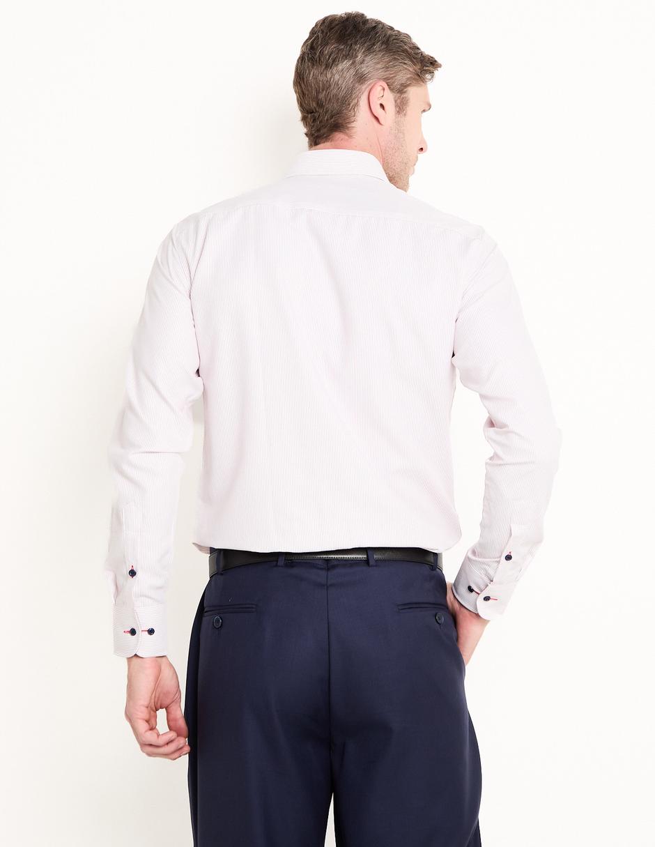 Camisa formal de algodón manga larga para hombre 4