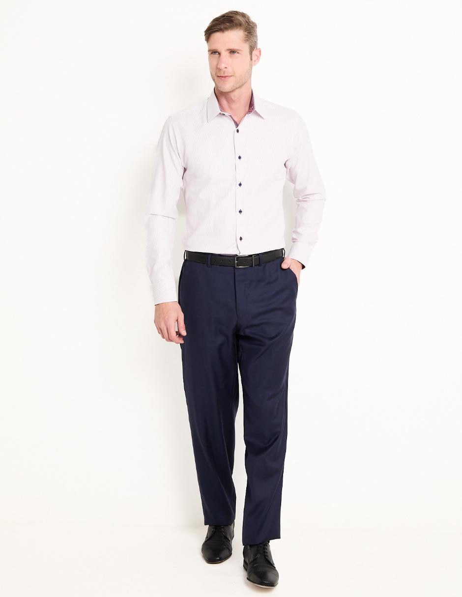 Camisa formal de algodón manga larga para hombre 3