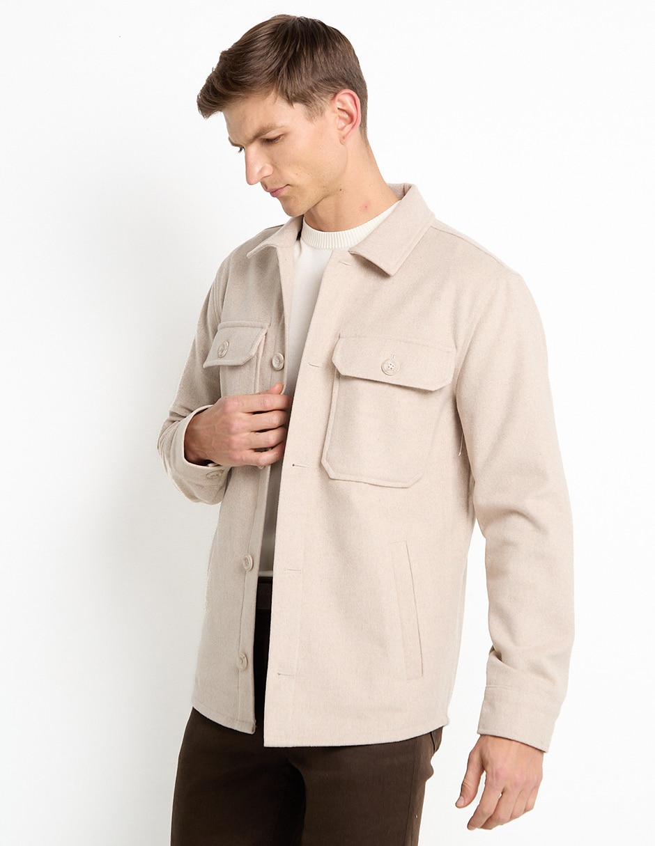 Abrigo con bolsillos para hombre Abrigo con bolsillos para hombre