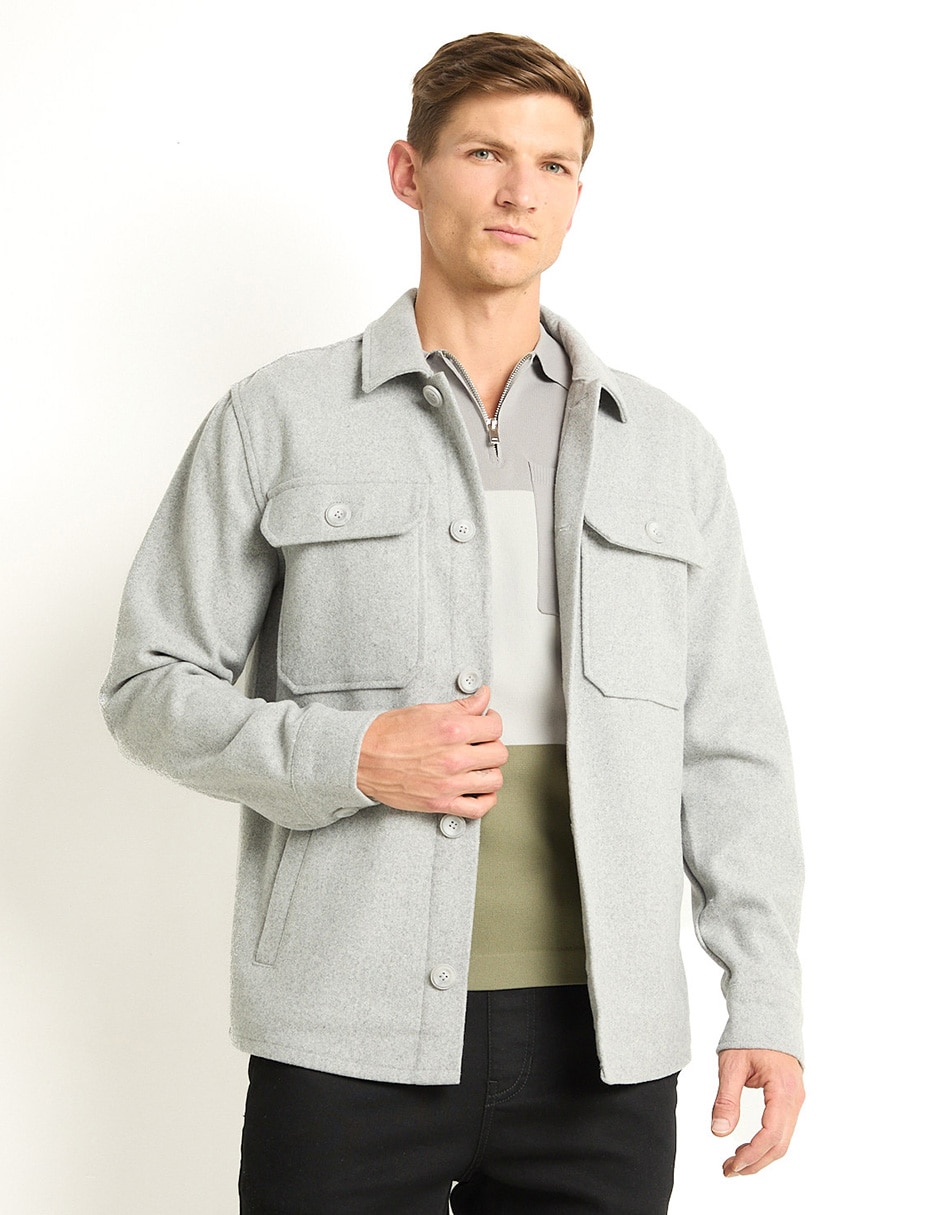 Abrigo con bolsillos para hombre Abrigo con bolsillos para hombre