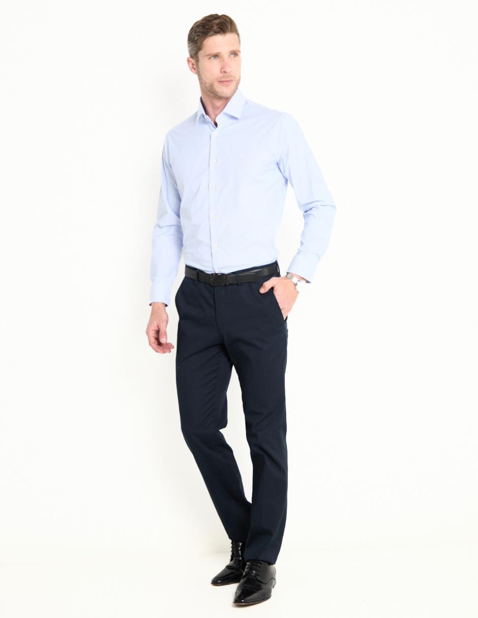 Camisa formal manga larga para hombre 3