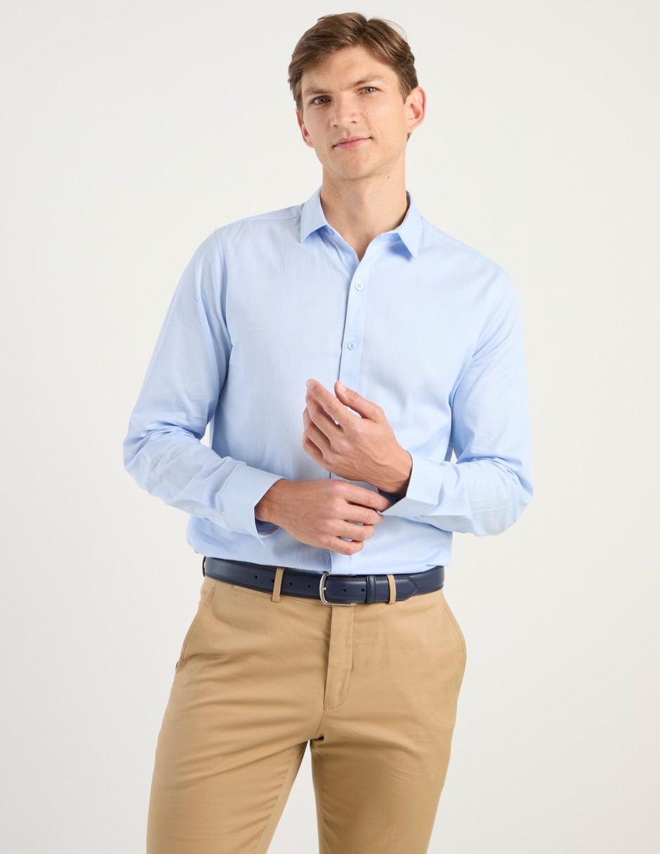 Camisa formal manga larga para hombre Camisa formal manga larga para hombre