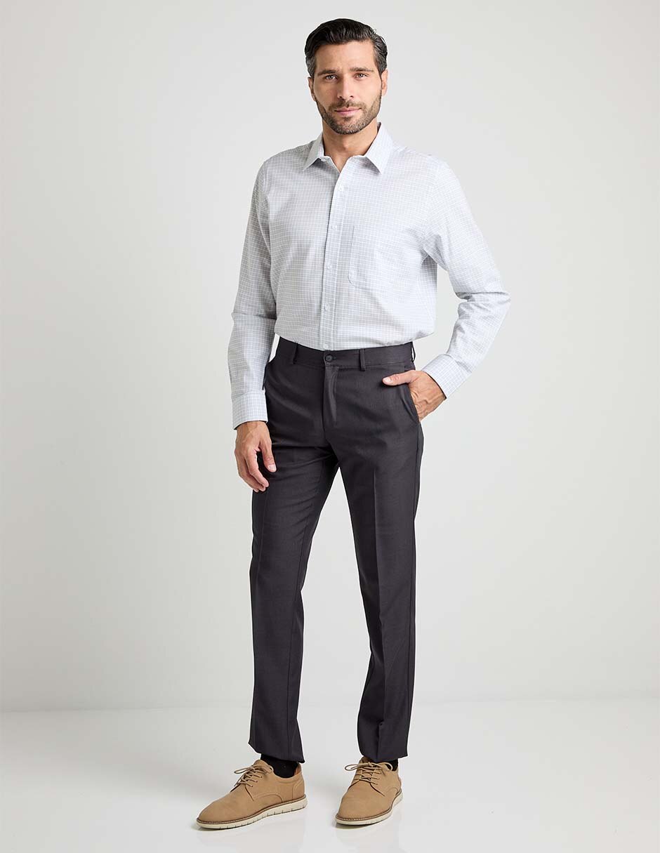 Camisa casual manga larga para hombre