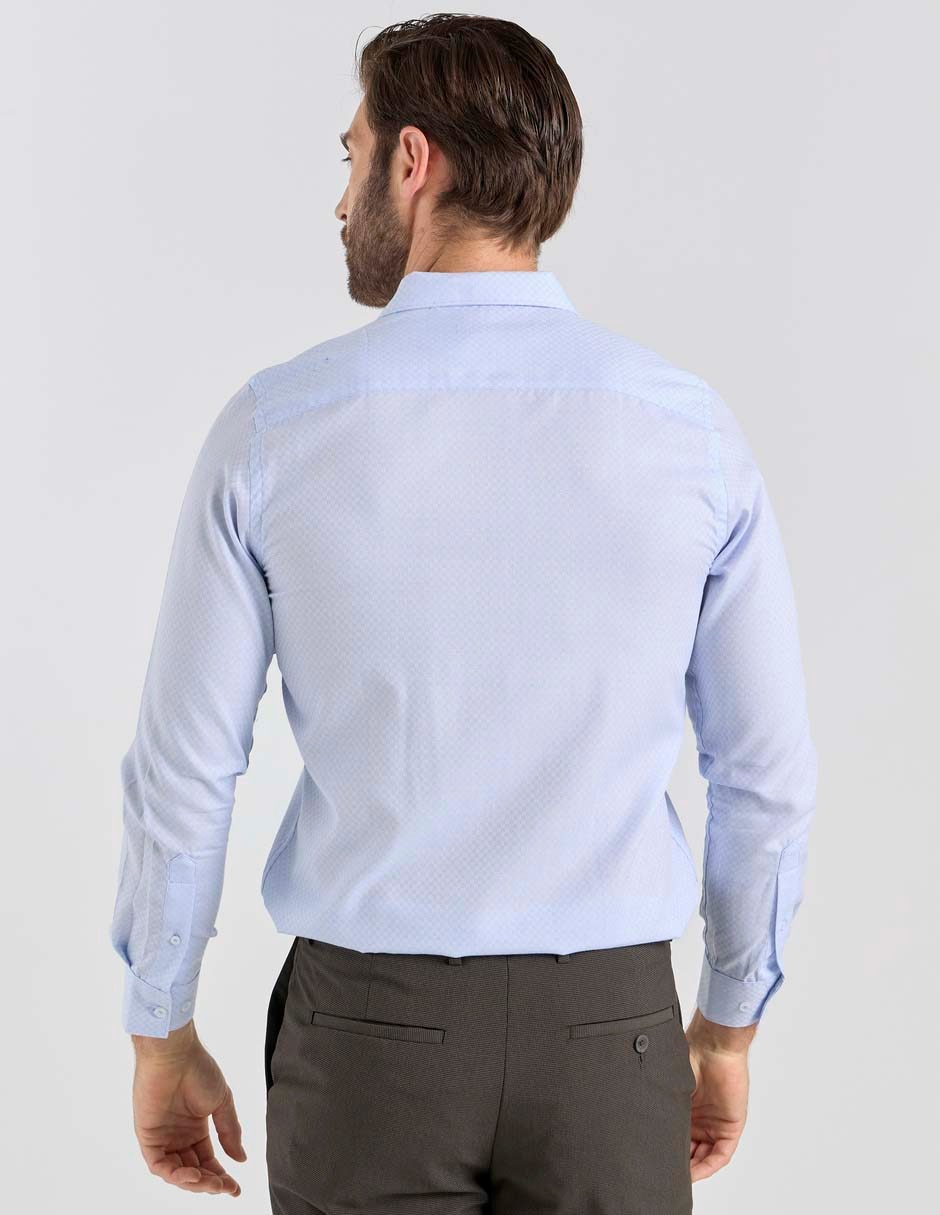 Camisa casual Gianfranco Dunna de algodón manga larga para hombre