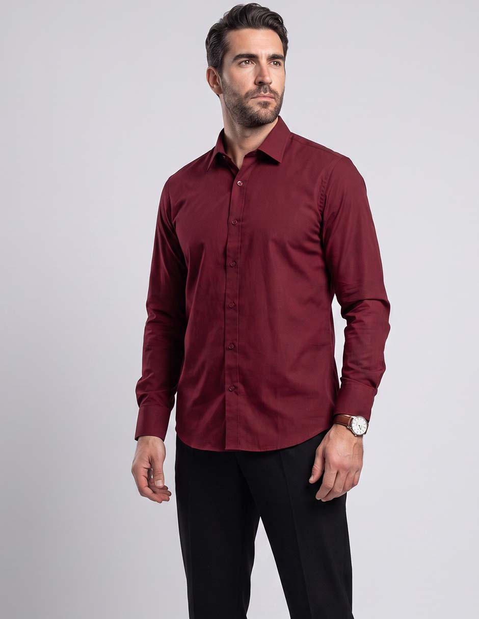 Camisa manga larga para hombre