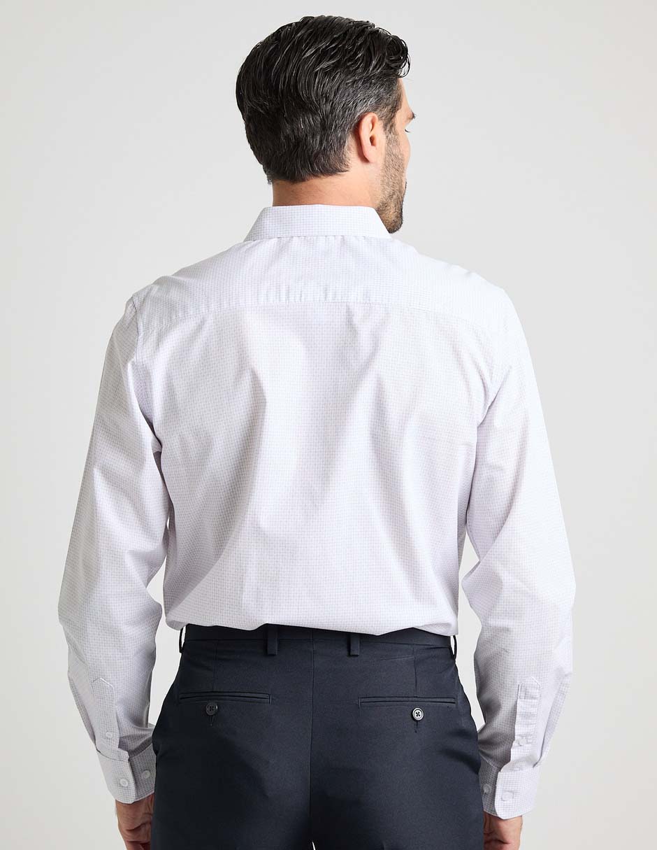 Camisa casual manga larga para hombre