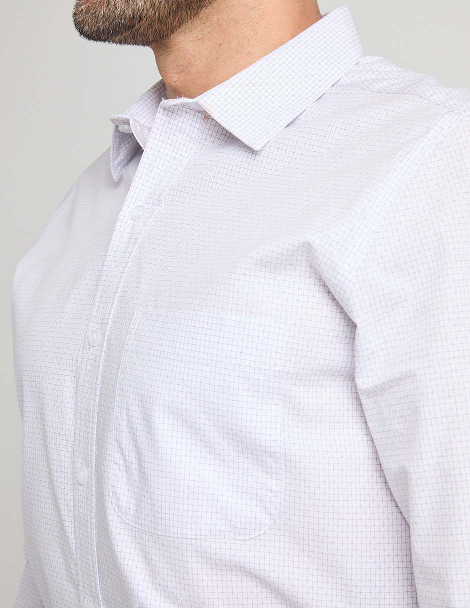 Camisa casual manga larga para hombre
