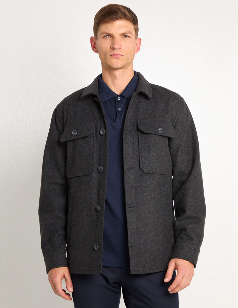 Abrigo con bolsillos para hombre Abrigo con bolsillos para hombre