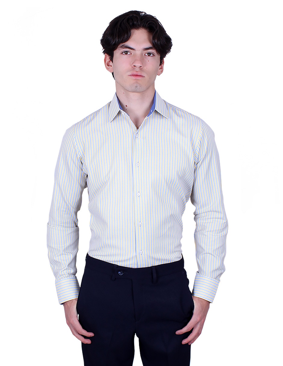 Camisa formal manga larga para hombre Camisa formal manga larga para hombre