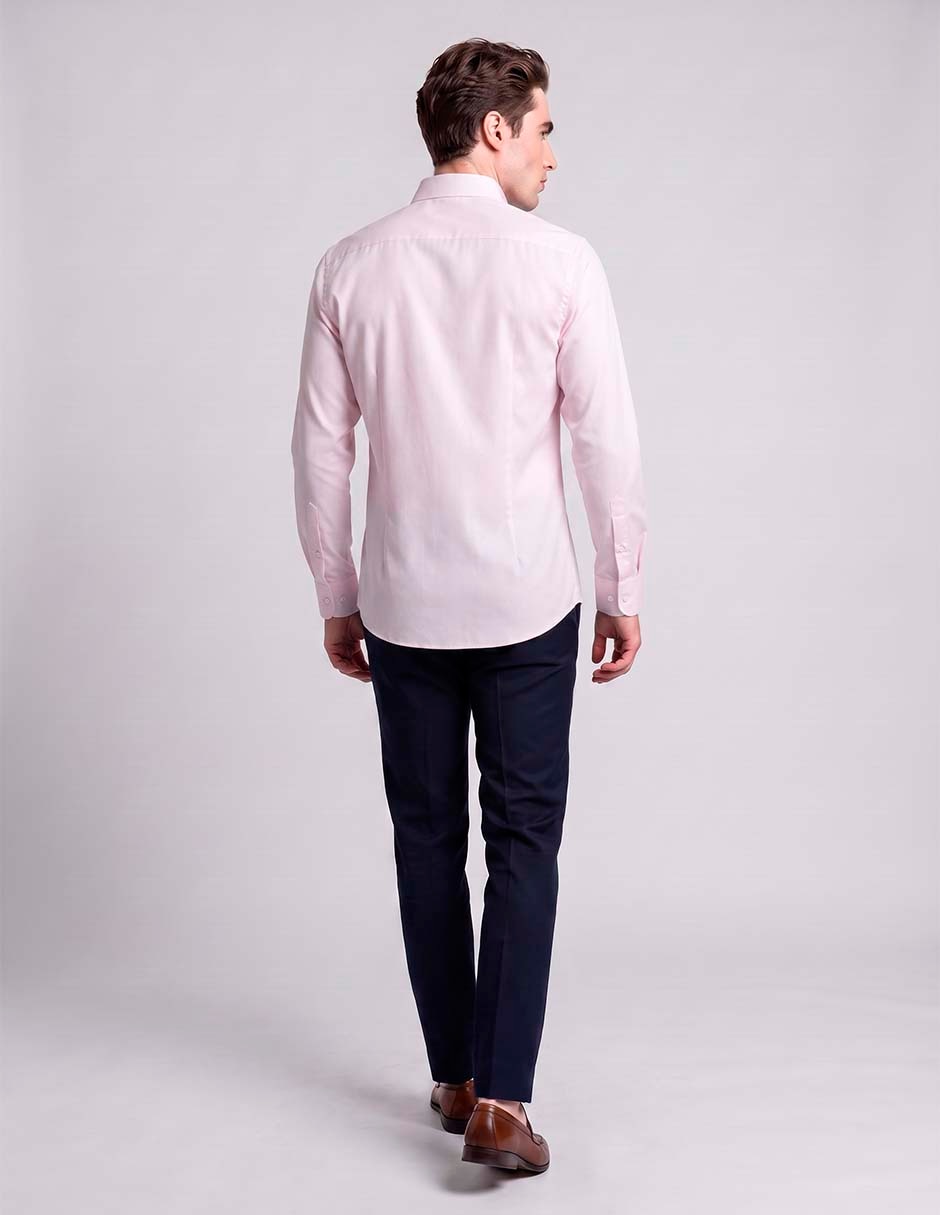 Camisa casual manga larga para hombre 4