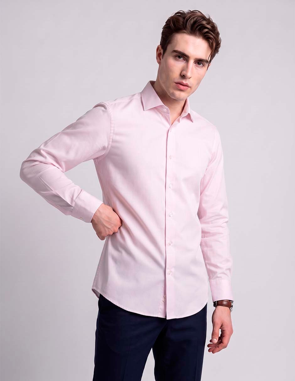 Camisa casual manga larga para hombre 3